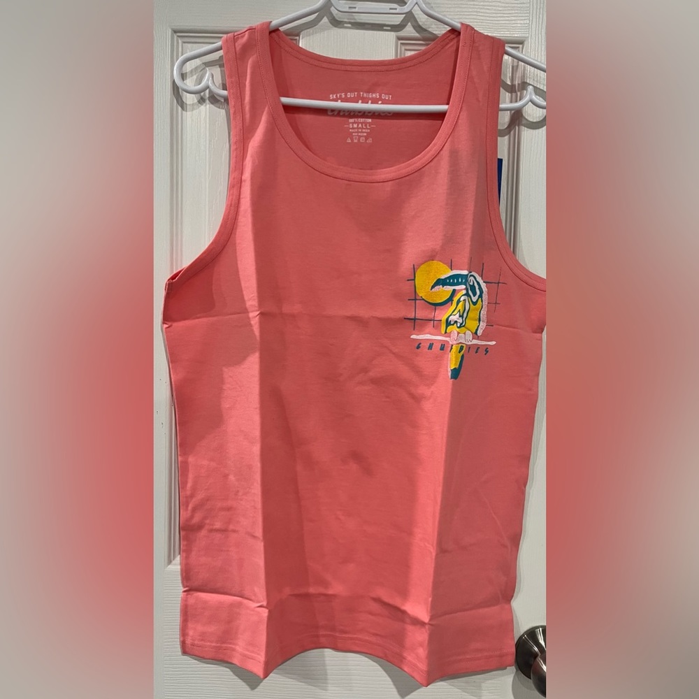 Chubbies tank top mens small NWT